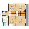 ライベクスト３５ 3DKの間取り