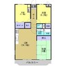 サンテミリオン山下 3LDKの間取り