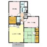 セジュール雅 3LDKの間取り