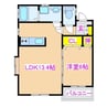 Ｎｏｖａ－Ｄ Ⅱ 1LDKの間取り