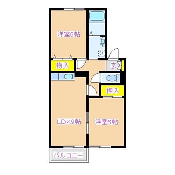 間取図 セジュールボヌール