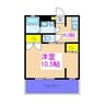 セレクトⅠ 1Kの間取り