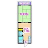 第3大迫ビル 1LDKの間取り