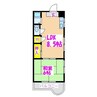 第3大迫ビル 1LDKの間取り