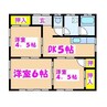 池田借家 3DKの間取り