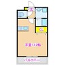 ピアローズ 1Rの間取り