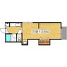 めぞん田代 1Kの間取り