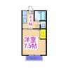 グリーンハイツ 1Kの間取り