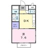 ソレイユT＆S 1DKの間取り
