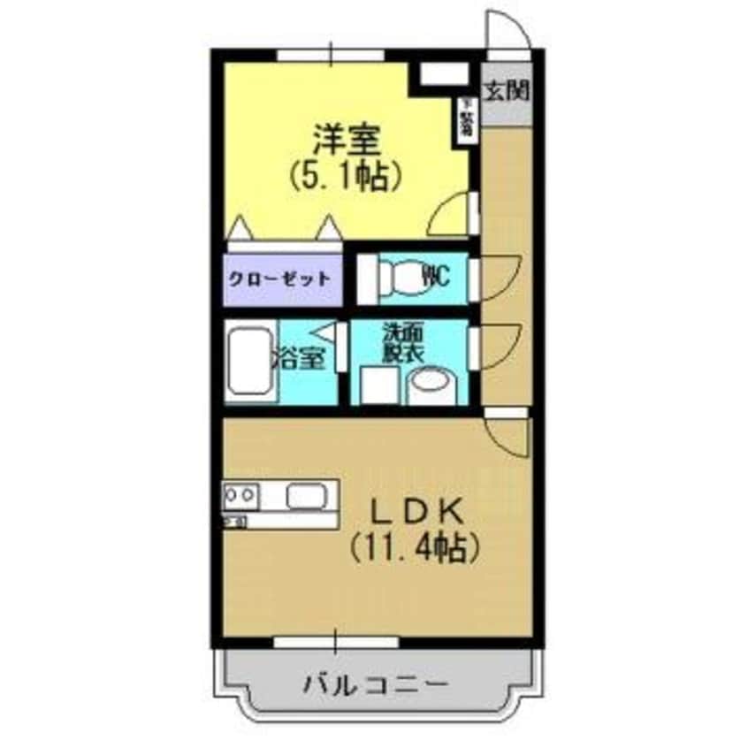 間取図 K‘ｓ国分