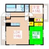 タウンヒル田畑Ⅳ 2LDKの間取り