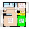 タウンヒル田畑Ⅳ 2LDKの間取り
