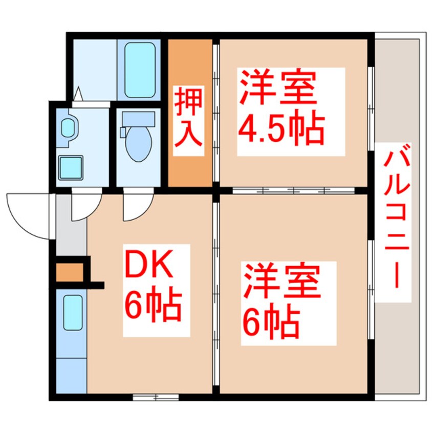 間取図 モンシェール姶良