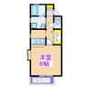 ラブリーⅡ 1Rの間取り