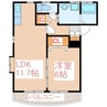 SUNCITY舞 1LDKの間取り