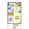 セジュール　パルフェⅡ 1LDKの間取り