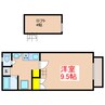 キャプテンハイツ 1SKの間取り