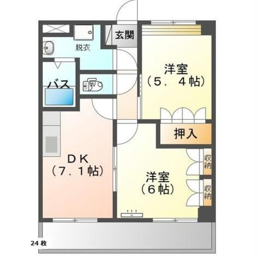 間取図 メゾン・エスポワール