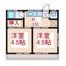 エスポワールMAKI　Ⅱ 2Kの間取り