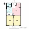 Dias　ワイ 2DKの間取り