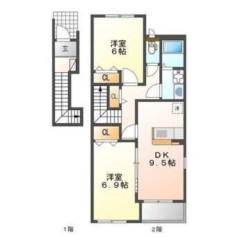 間取図 ラヴィエール