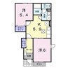 シェーネライツⅡ 2Kの間取り