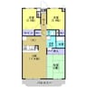 M・Kマンションかすみ 3LDKの間取り