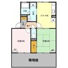 シェクル21 2DKの間取り