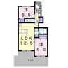 ピアリー 2LDKの間取り