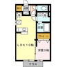 セジュール昴 1LDKの間取り
