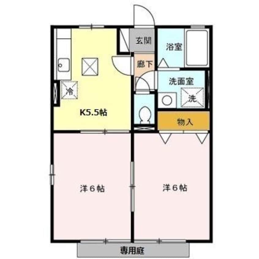 間取図 パストラーレ　B棟