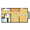 フローレンス住吉 2Kの間取り