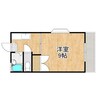 ホワイトハウス 1Kの間取り