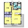 ハイム隼人 2LDKの間取り