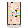 グリーンヒルズⅥ 3LDKの間取り