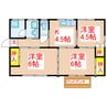 笑福住宅 3Kの間取り