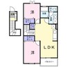 ソナタMⅡ 2LDKの間取り
