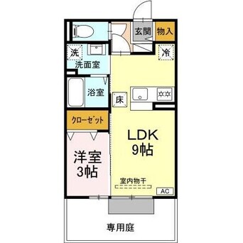 間取図 メルベーユＫⅡ