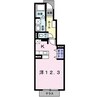 ローズマリー 1Rの間取り