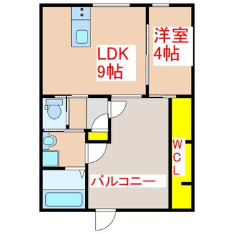 間取図 ERFOLG Thanks A棟