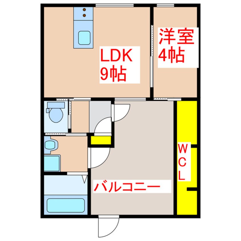 間取図 ERFOLG Thanks A棟