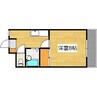 サンライズ日本 1Kの間取り