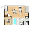 Incontrare 1LDKの間取り