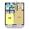 マンション宙飛 1LDKの間取り