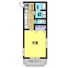 マンション宙飛 1Kの間取り