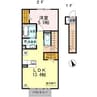 セジュール永池 1LDKの間取り