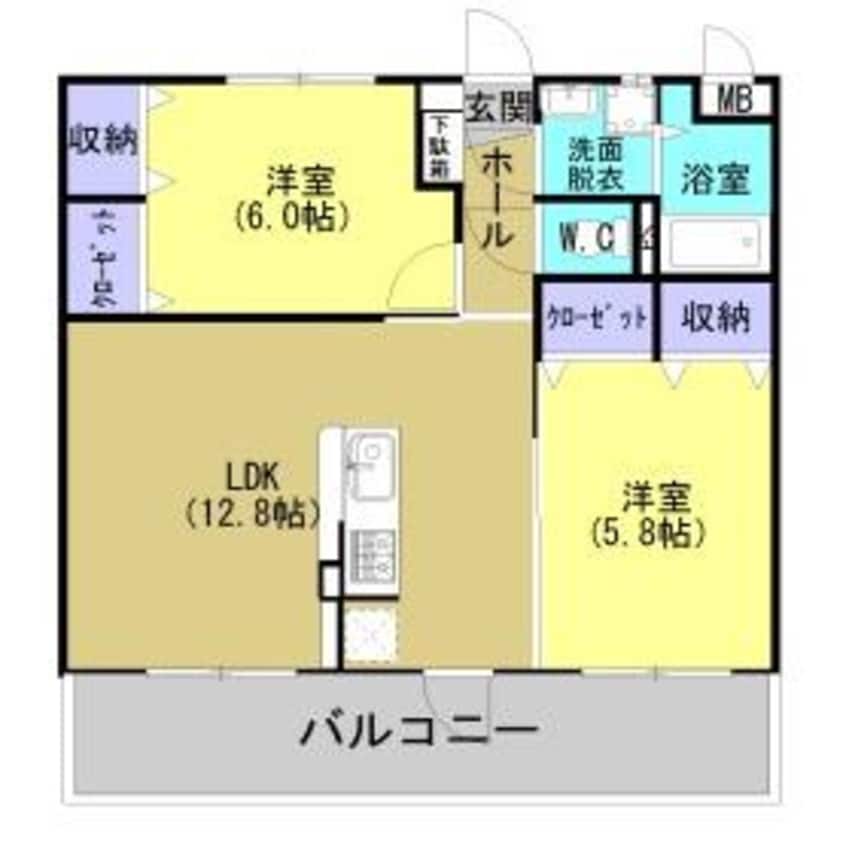 間取図 ボナール霧島