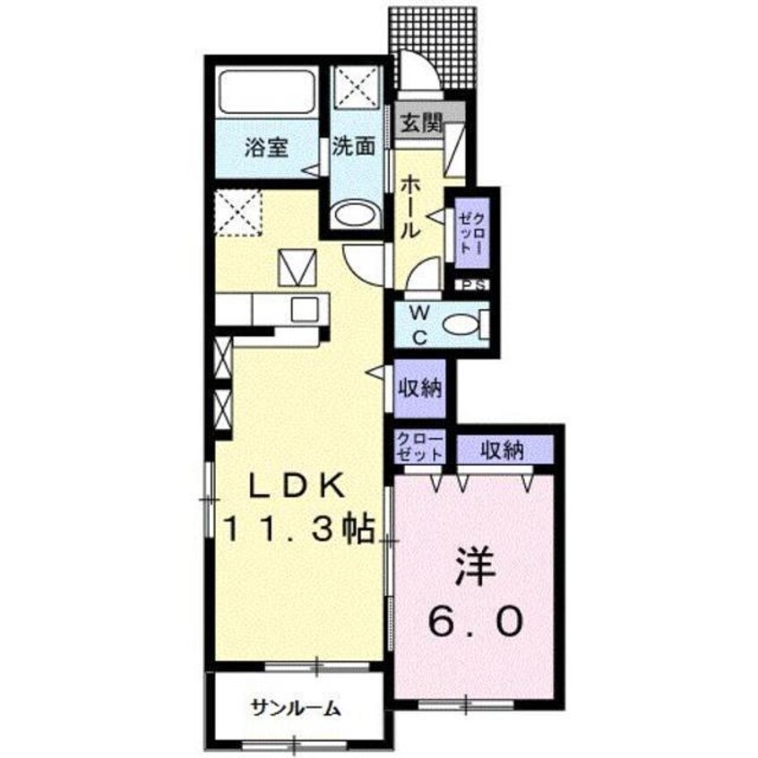 間取図 ソレアード
