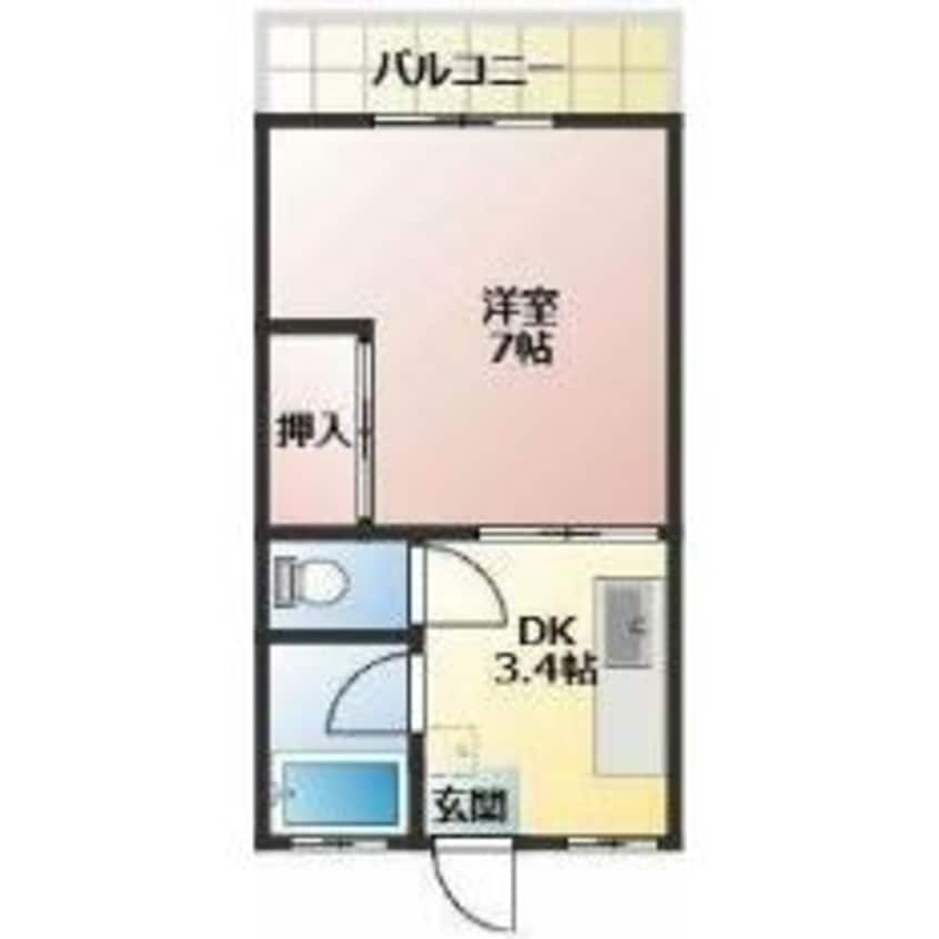 間取図 ホワイトパレス