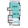 井上ビル（入谷） 2DKの間取り